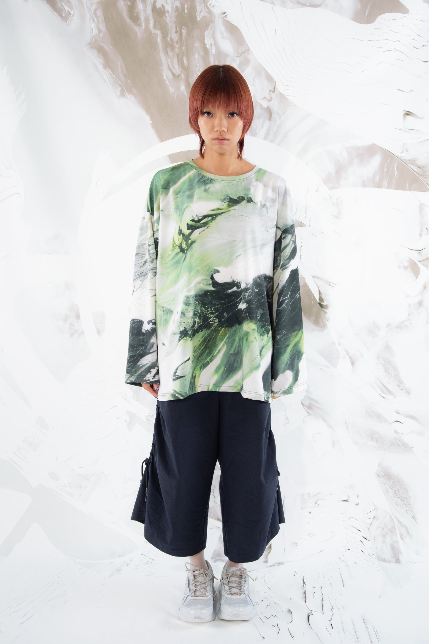 Skyscape Longsleeve (Coal Black/Chloro Green)