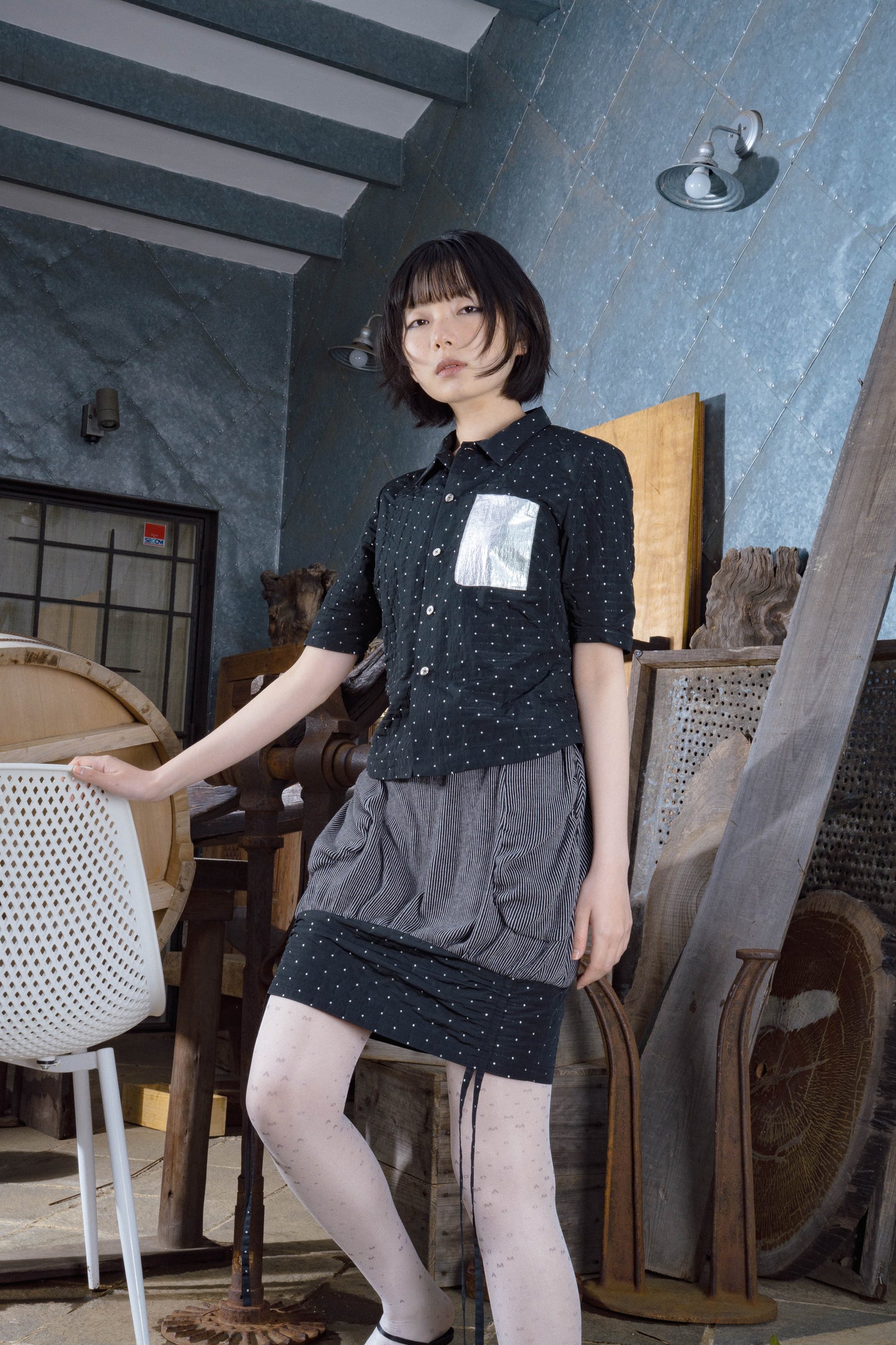 Tomography Blouse (Null Black)