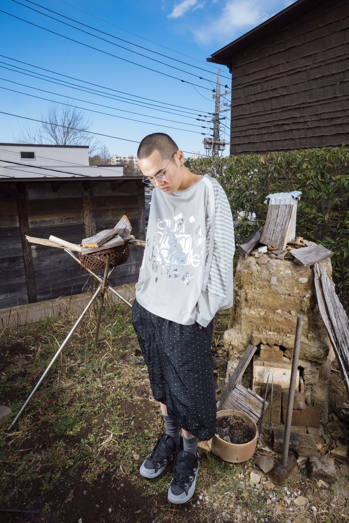 Parallelist Long Sleeve (MW Blue/Sand)