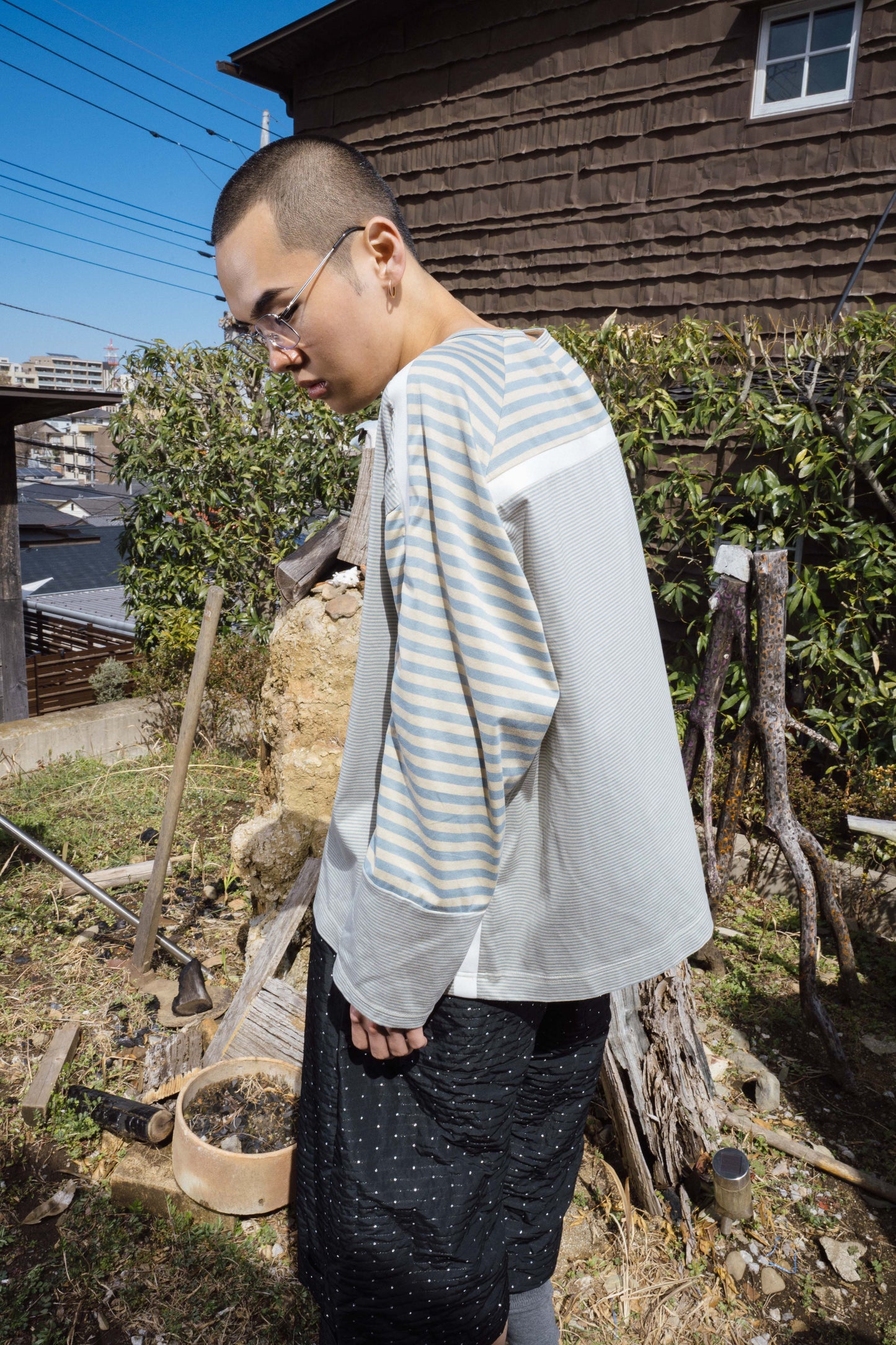 Parallelist Long Sleeve (MW Blue/Sand)