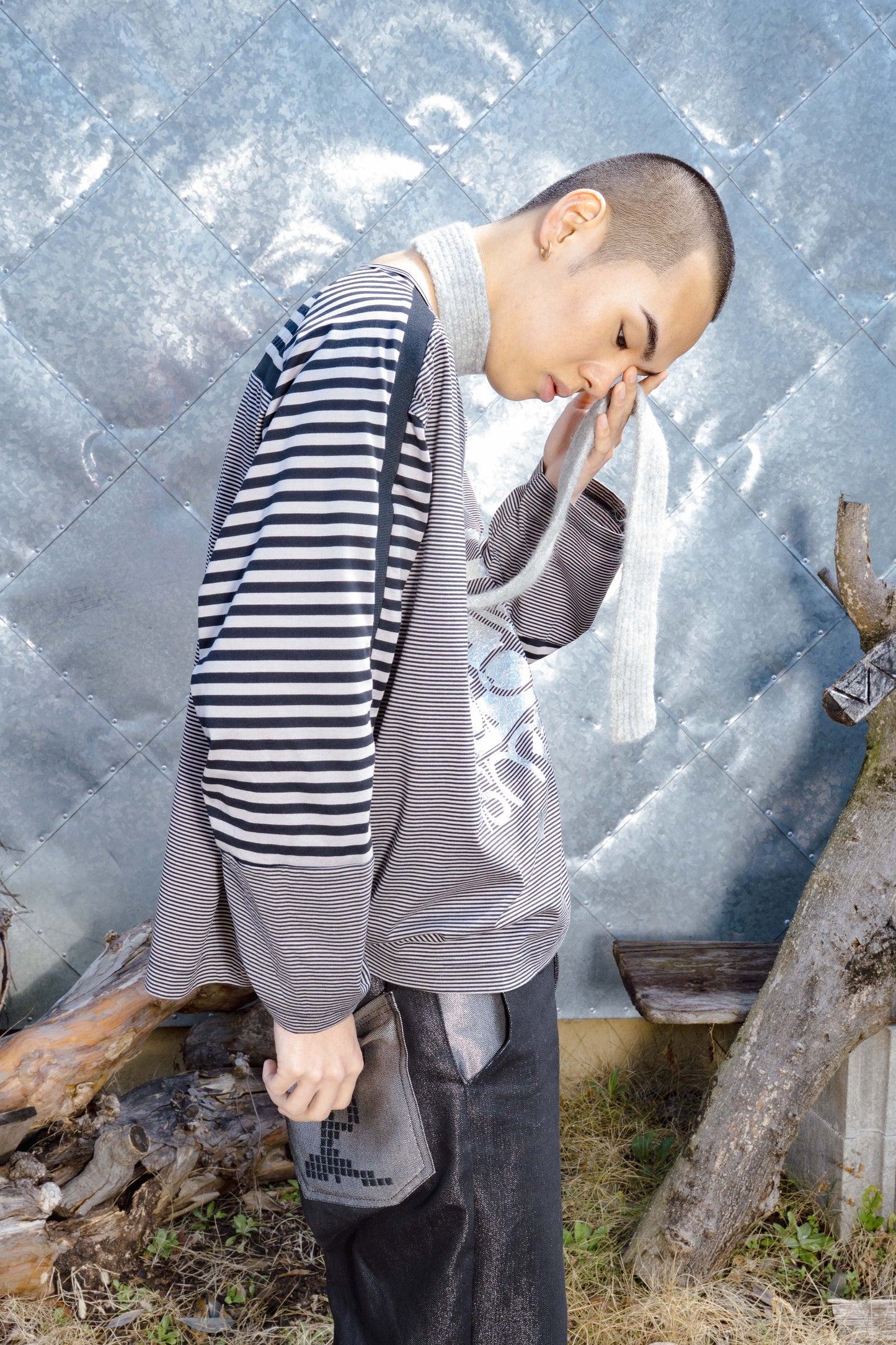 Parallelist Long Sleeve (PW Black/Dust)