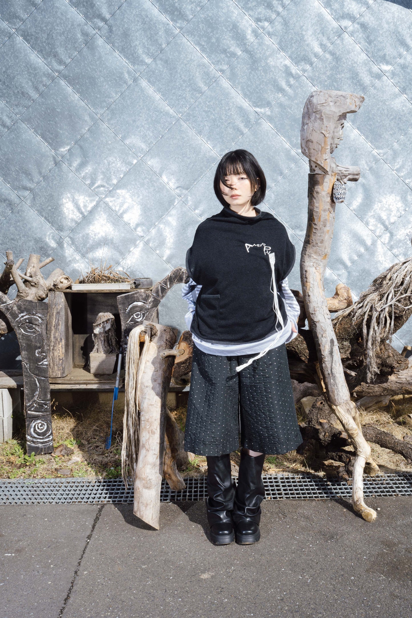 Tomography Half Pants (Null Black)