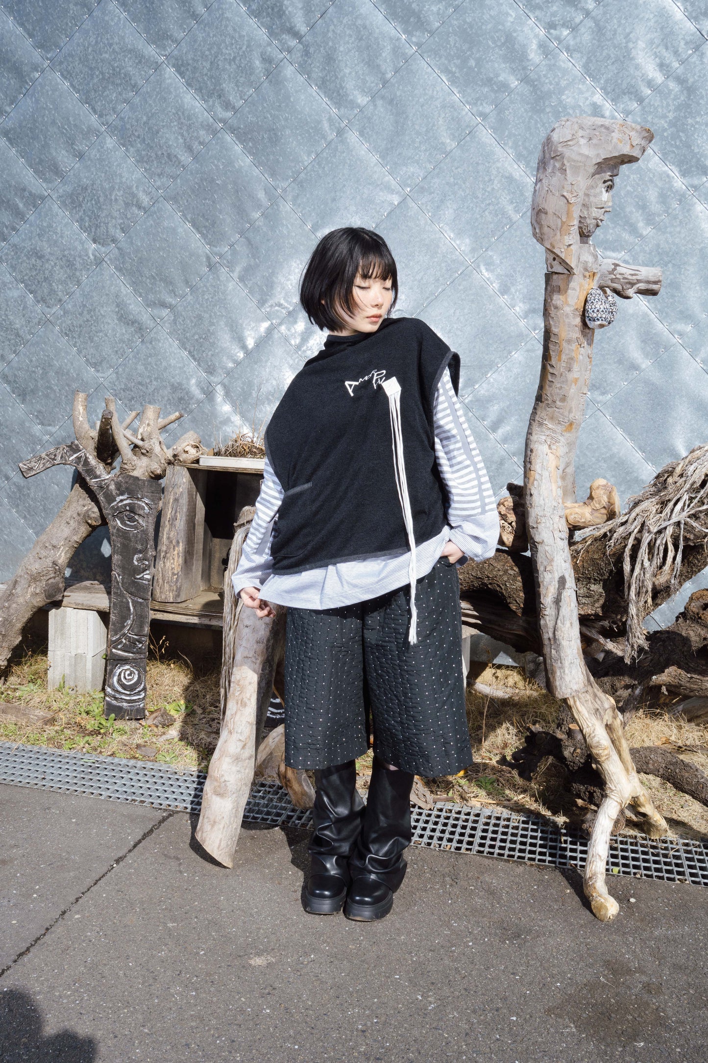 Tomography Half Pants (Null Black)
