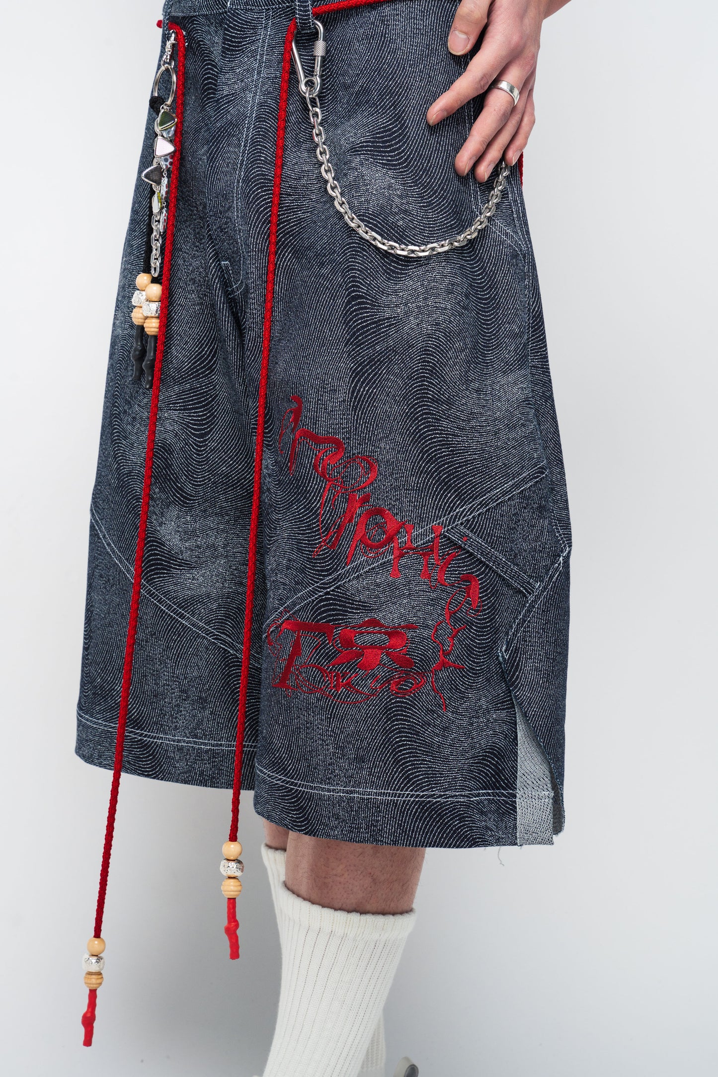 Entropy Half Pants (Vein Red)