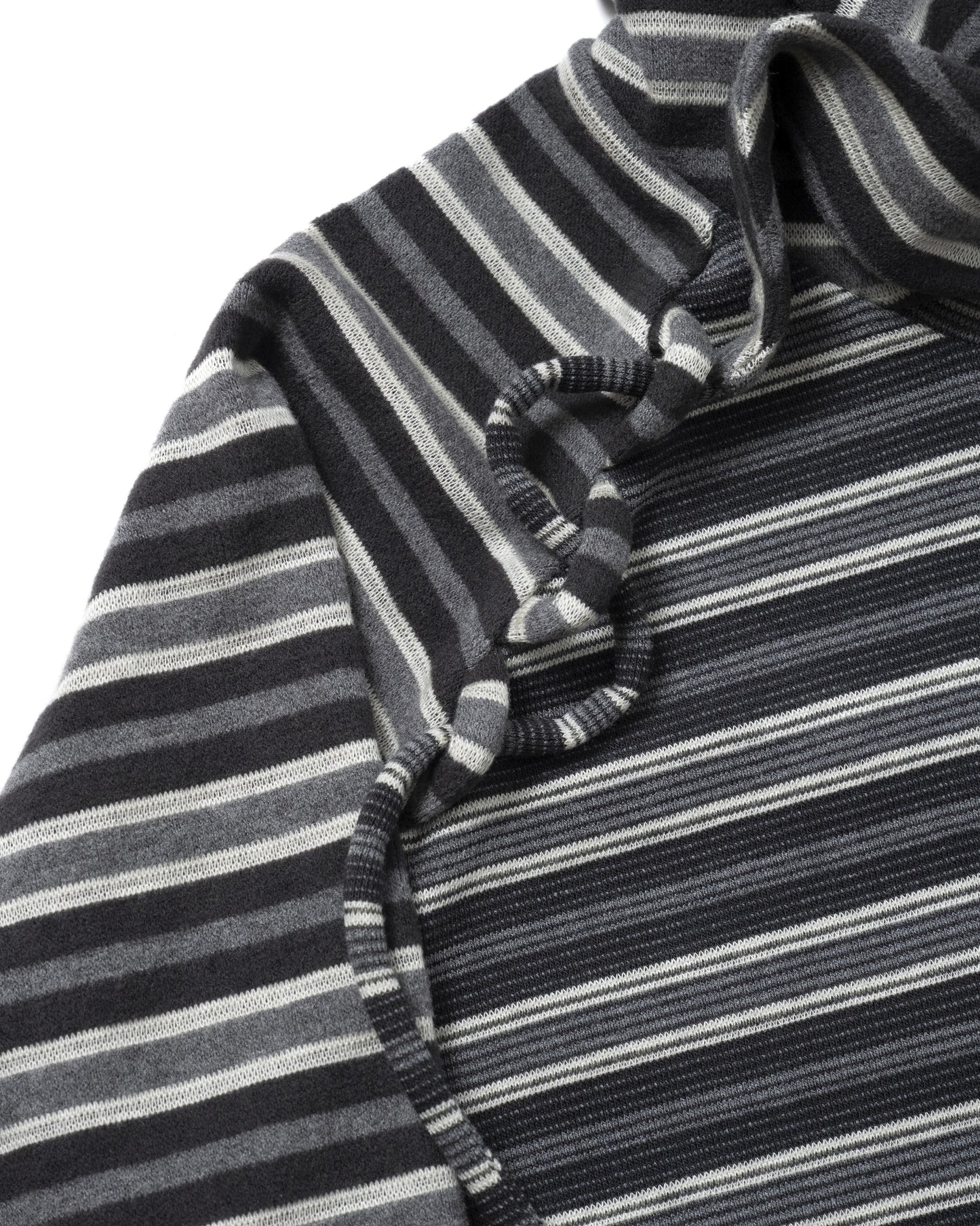 Ancilla Tight Hoodie (Static Greyscale)