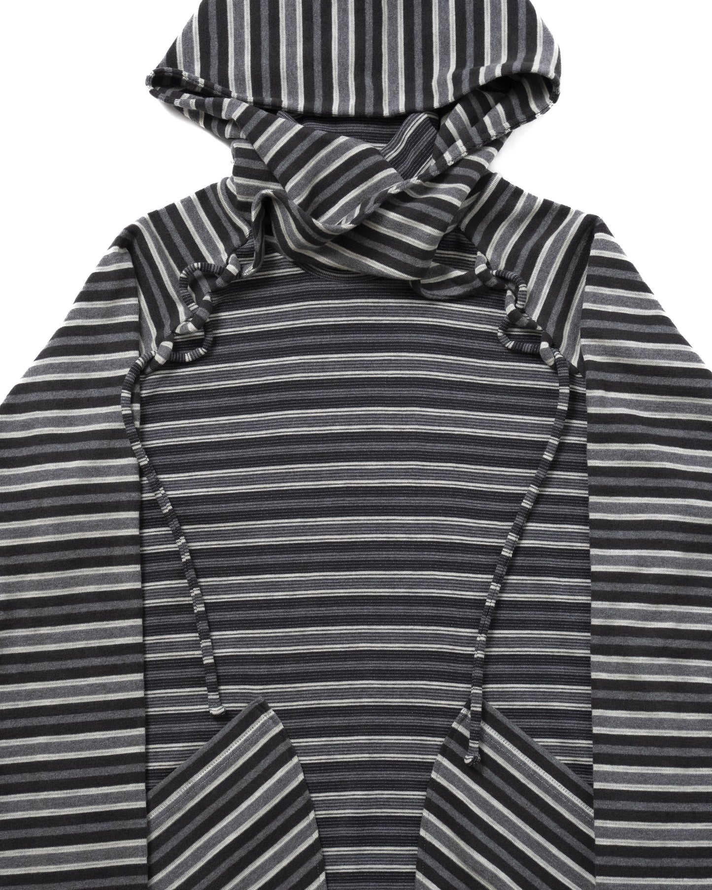 Ancilla Tight Hoodie (Static Greyscale)