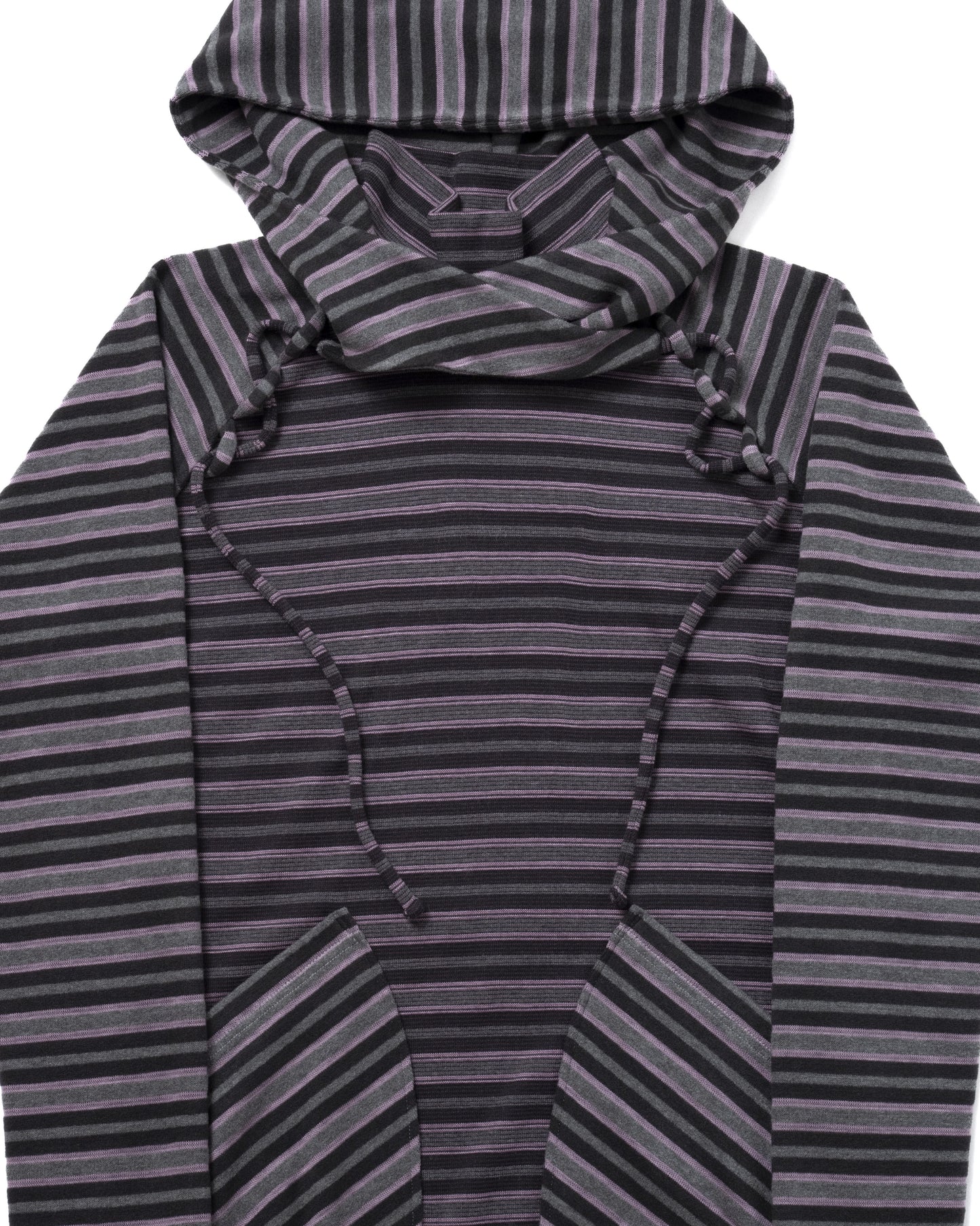 Ancilla Tight Hoodie (Noise Pinkscale)