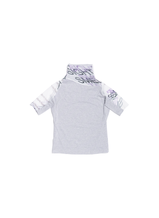 Daesin Tight Tops (Sense Grey/Purple)