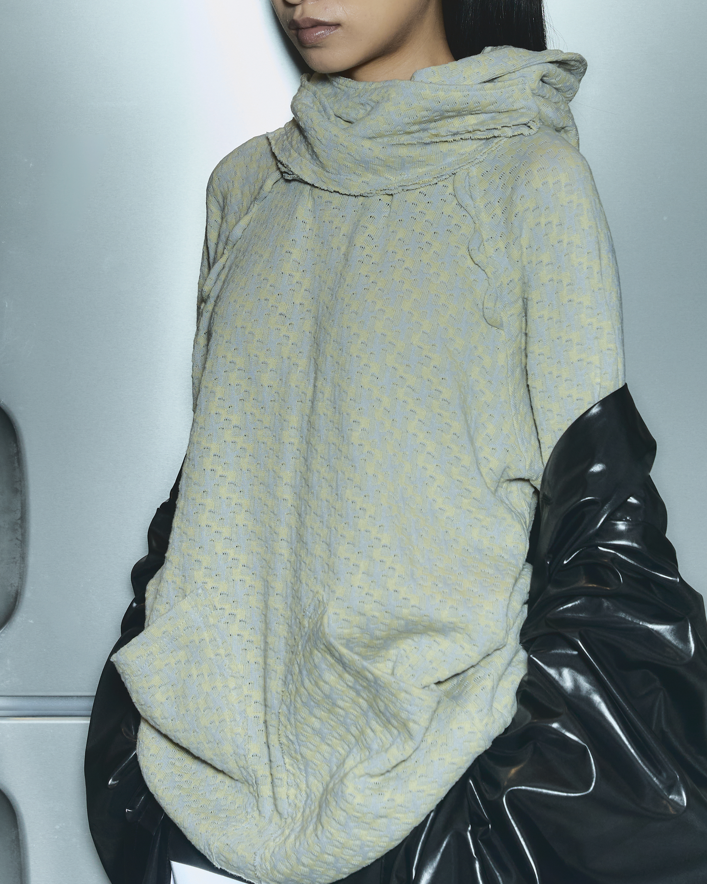Kinetic Tight Hoodie (Hikari Yellow/Grey)