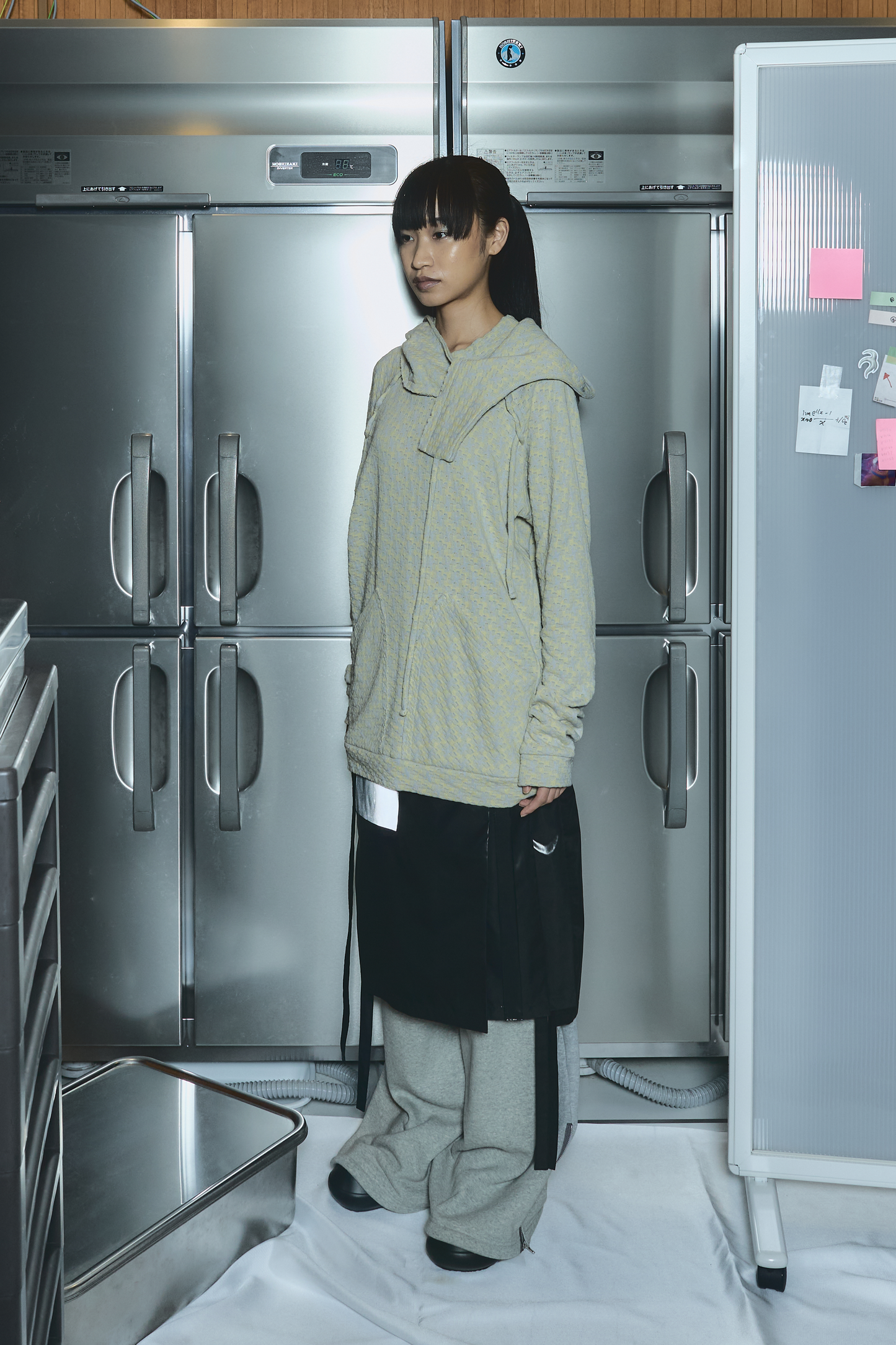 Kinetic Tight Hoodie (Hikari Yellow/Grey)