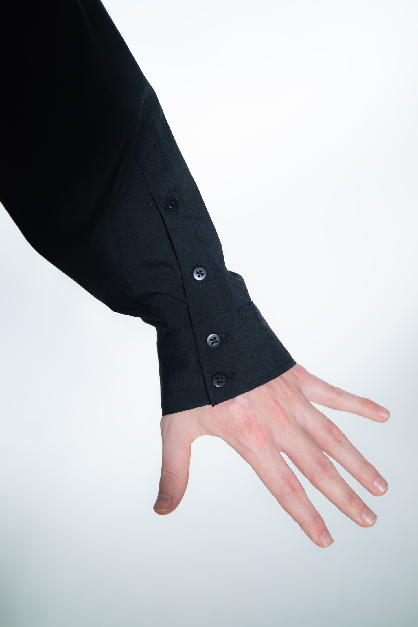 Chronos Embroidery Dress Shirt (Leap Black)