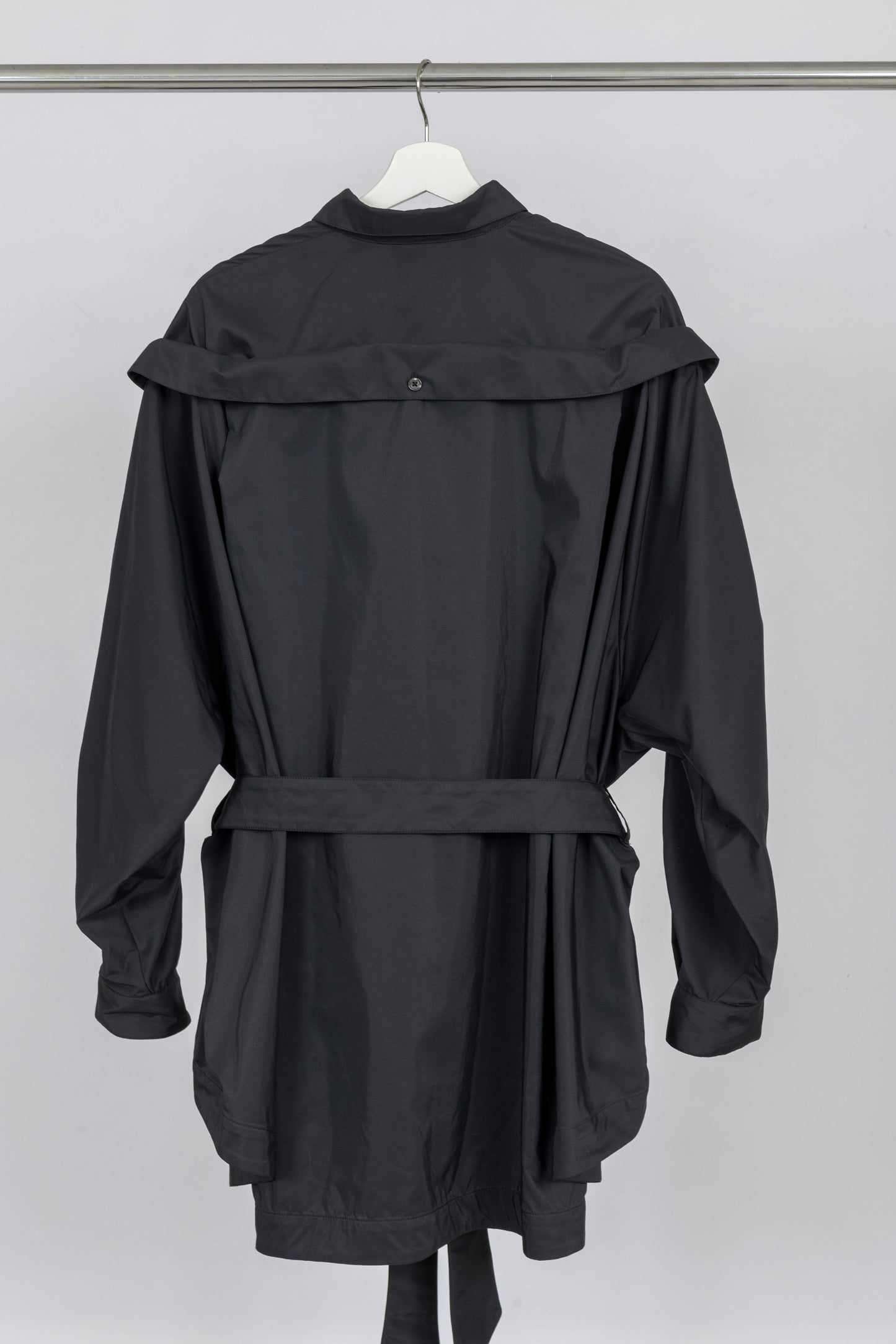 Double Collar Shirt BLACK