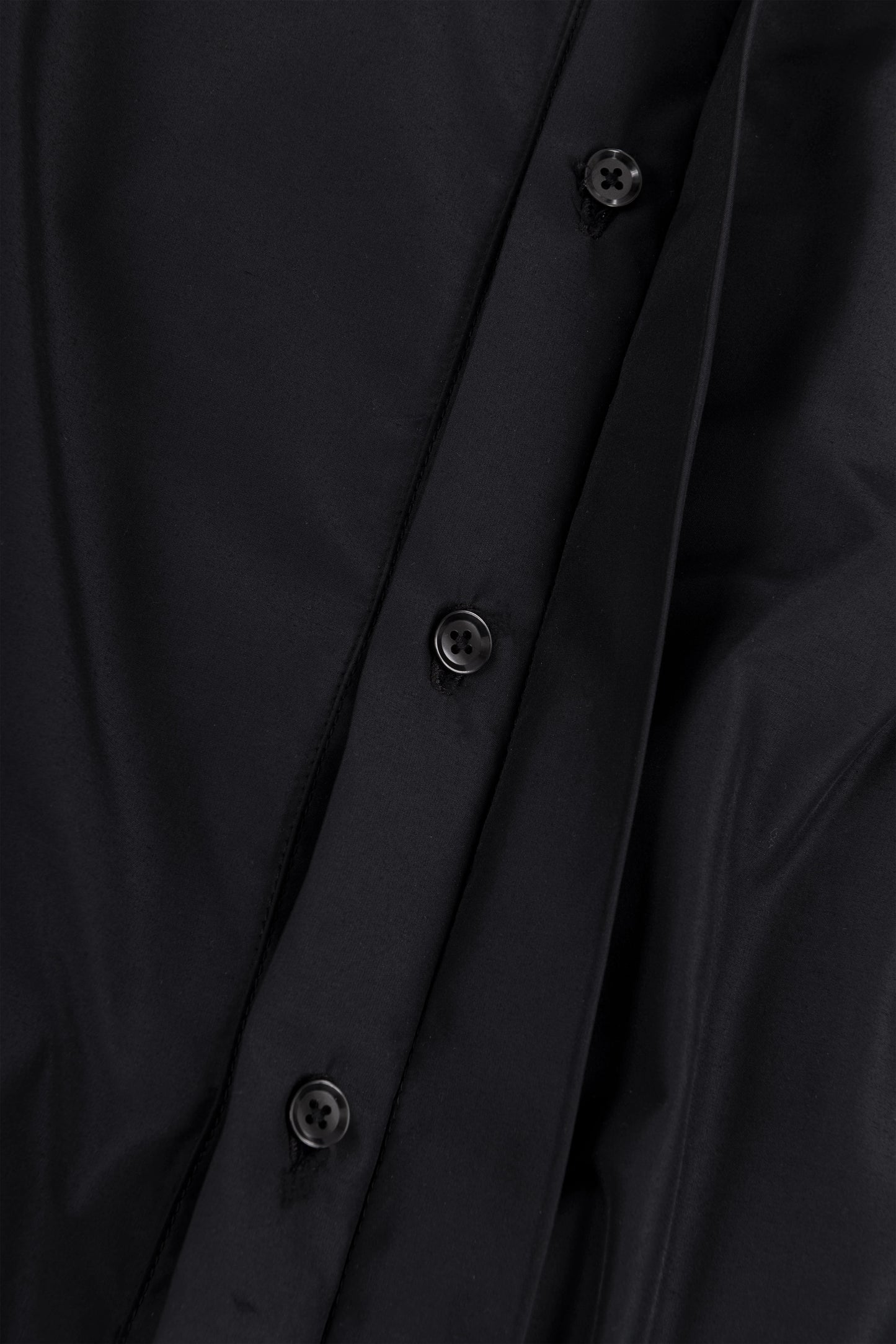 Double Collar Shirt BLACK