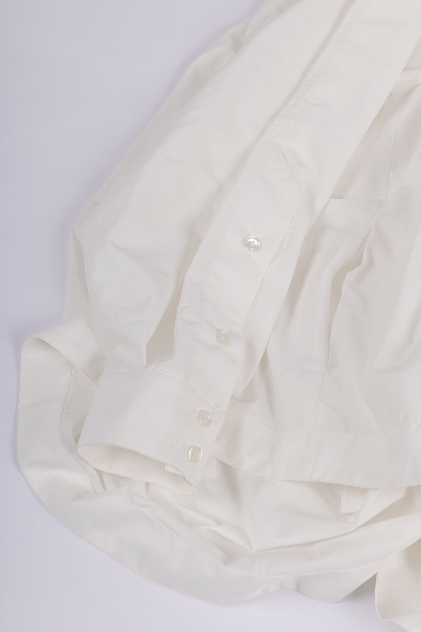 Double Collar Shirt WHITE
