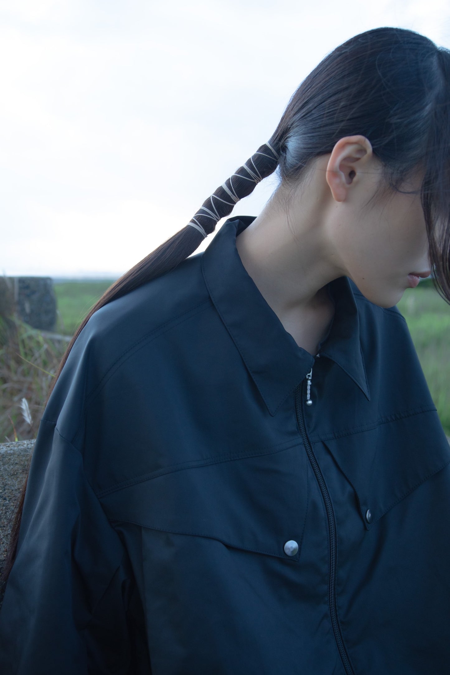 Double Collar Jacket (Onyx Black)