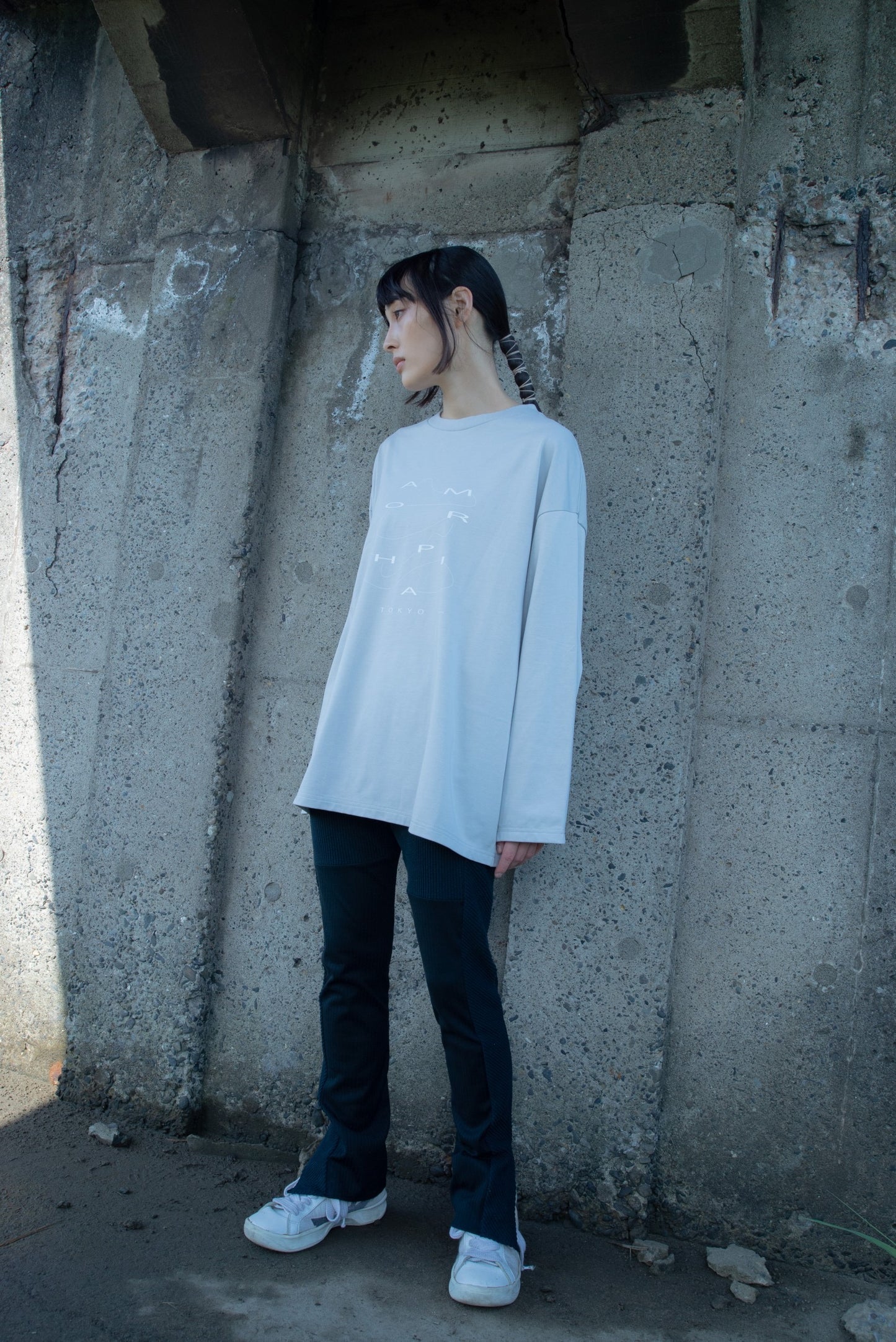 Logo Long-sleeve (Stone Grey)