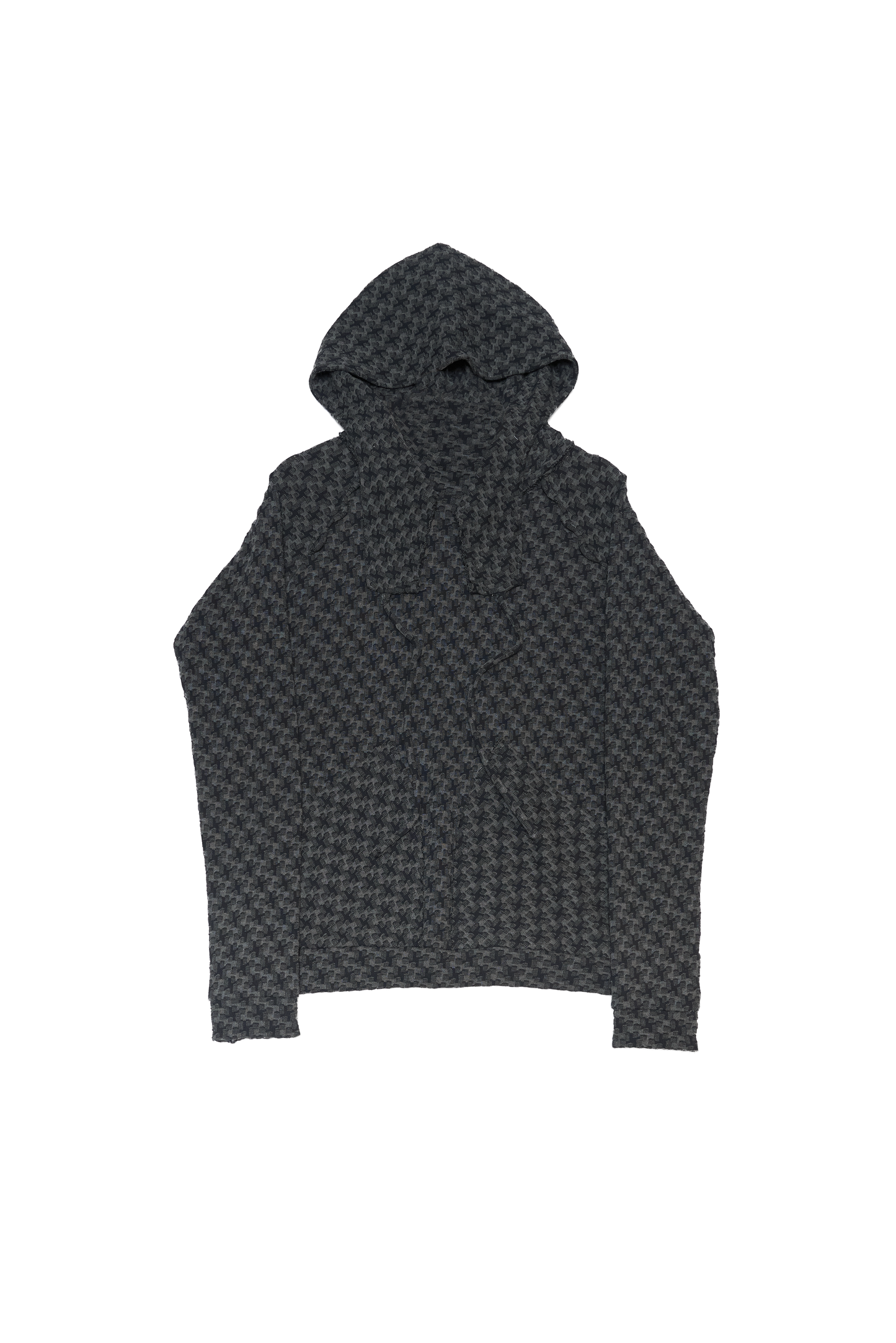 Kinetic Tight Hoodie (Isolation Black/Grey)