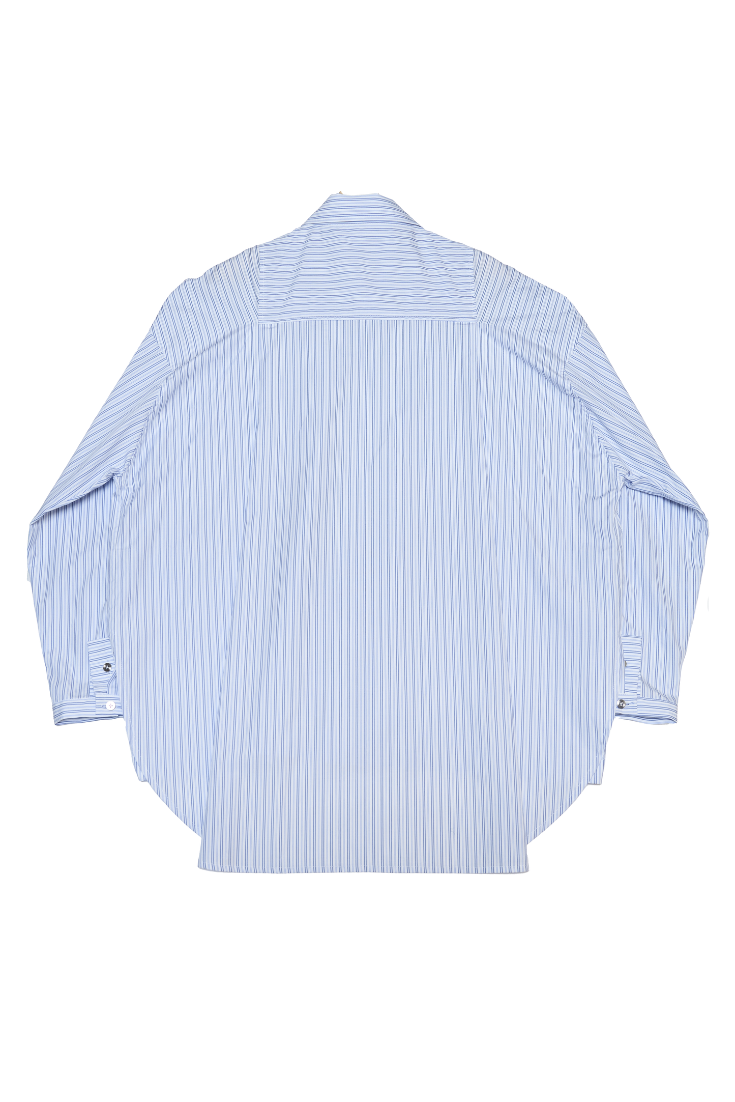 Uniform Big Shirt (Blue Striped)