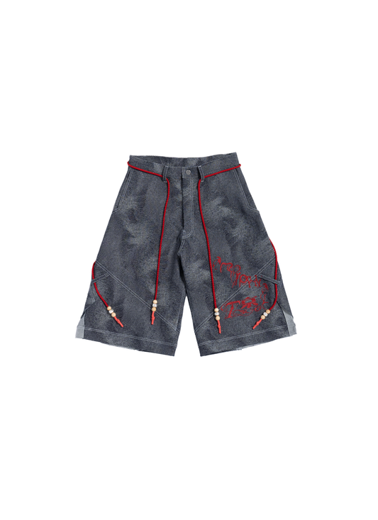 Entropy Half Pants (Vein Red)