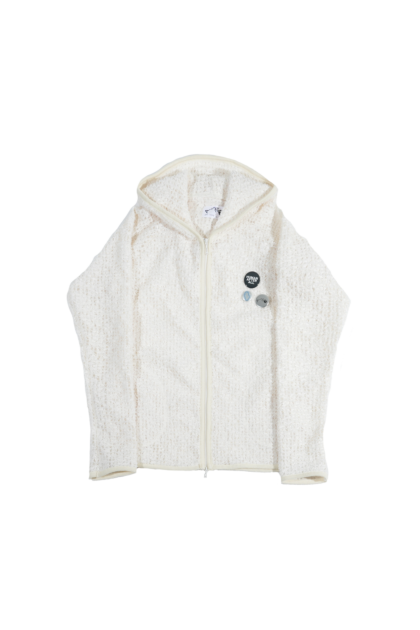 [Preorder] Ravel Lace Hoodie(Flax Ivory)
