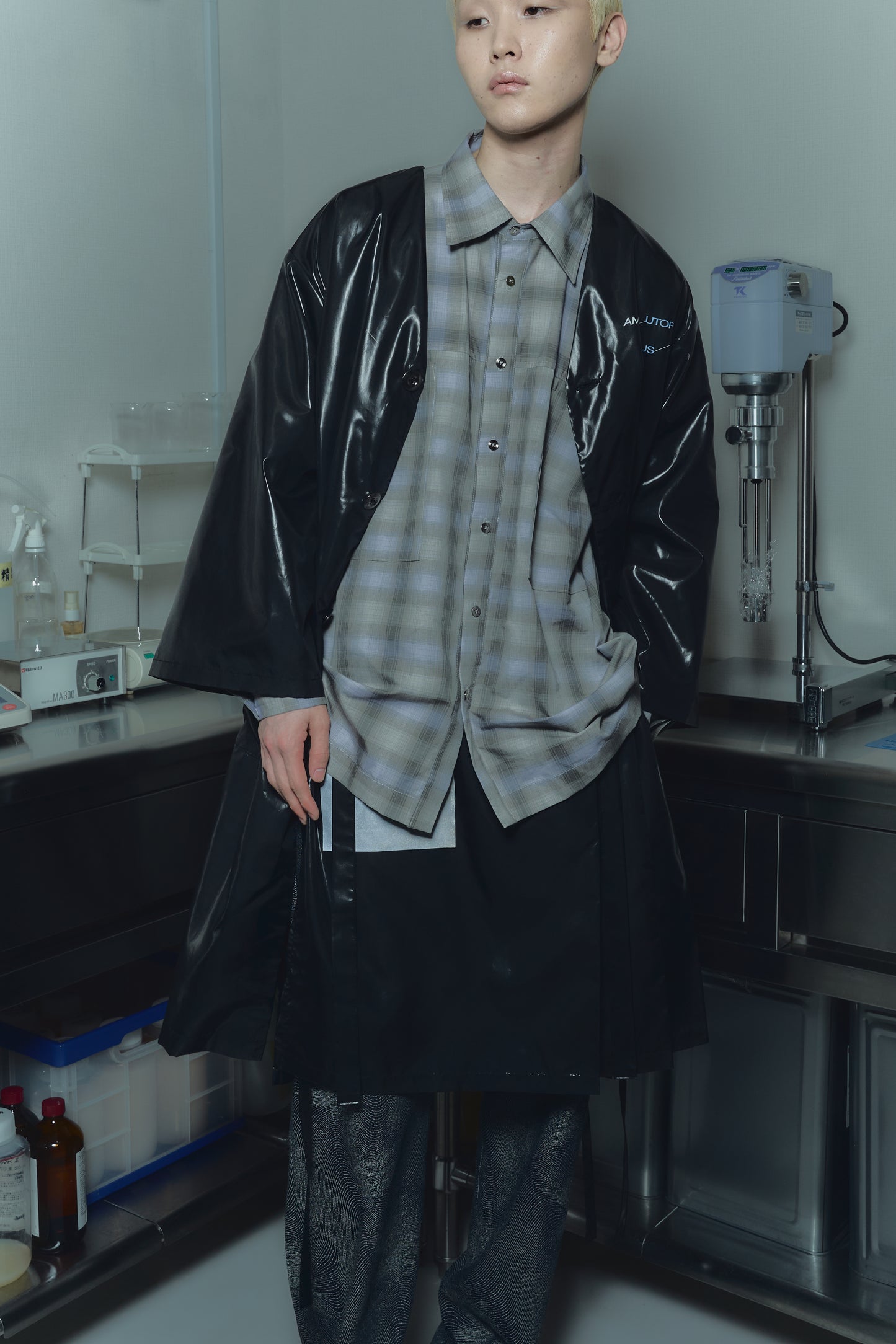 Lab Apron Skirt (Figure Black)