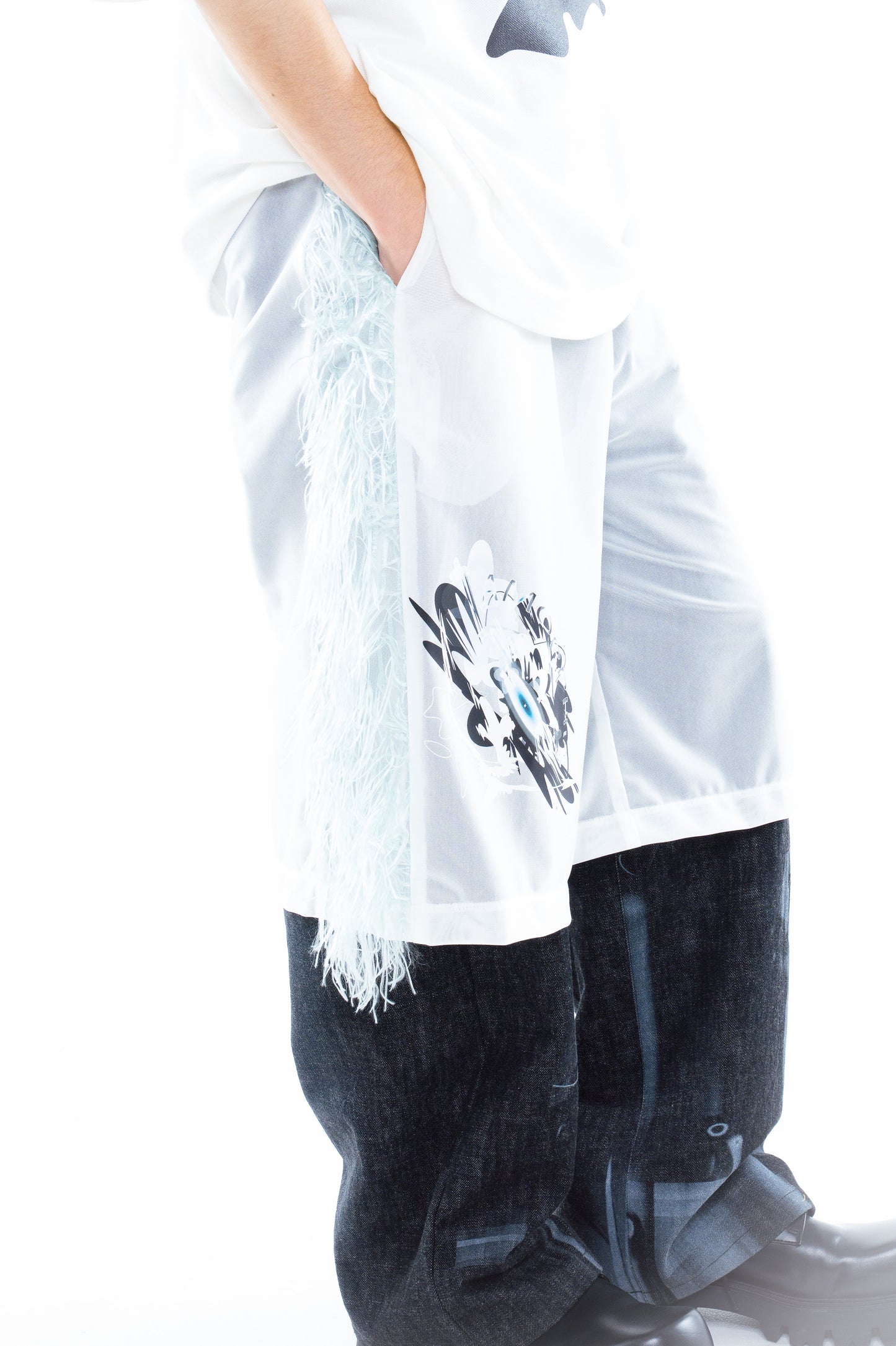 [PREORDER] Neotene Basketball Shorts (Clear White)