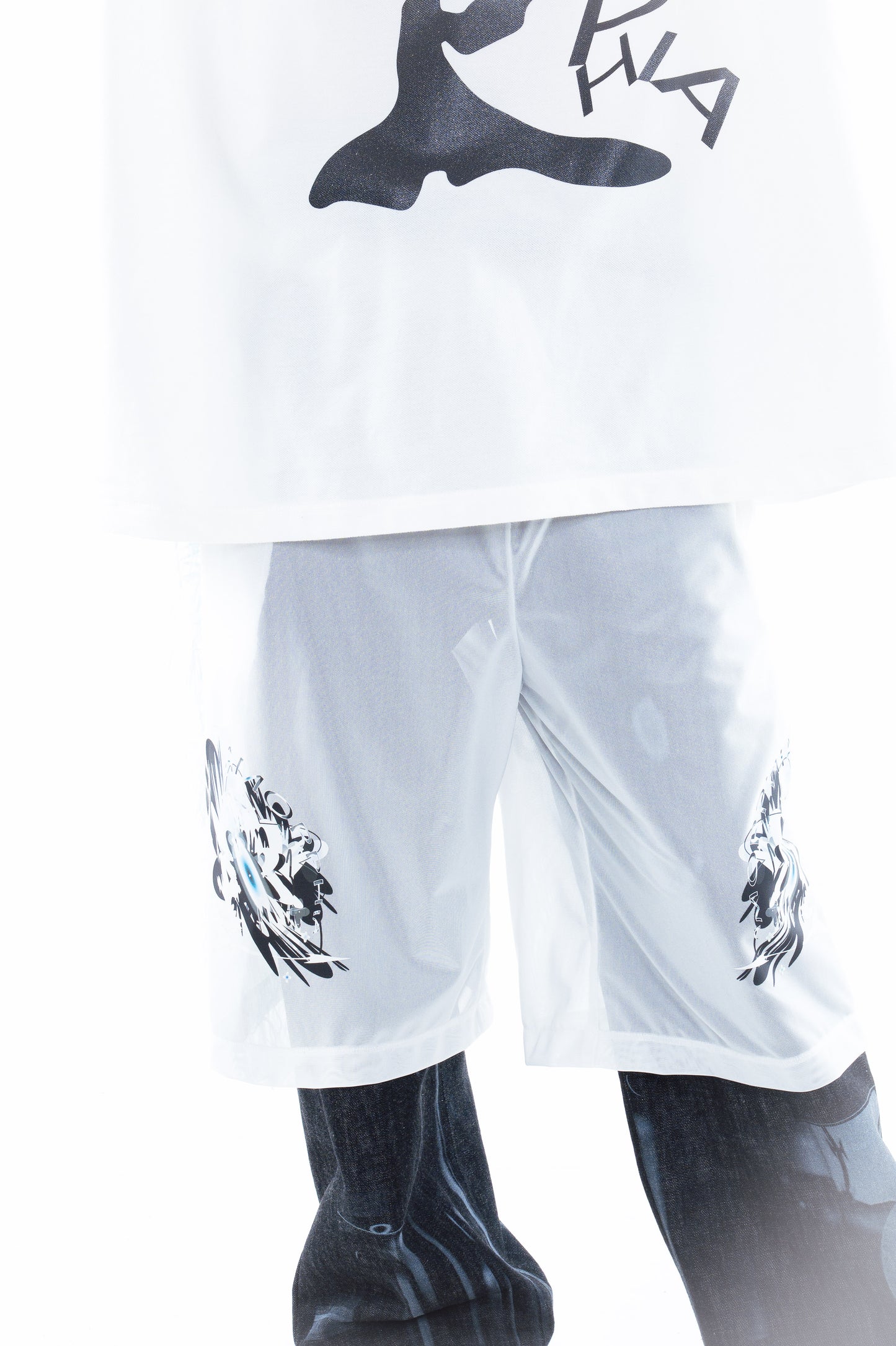 [PREORDER] Neotene Basketball Shorts (Clear White)