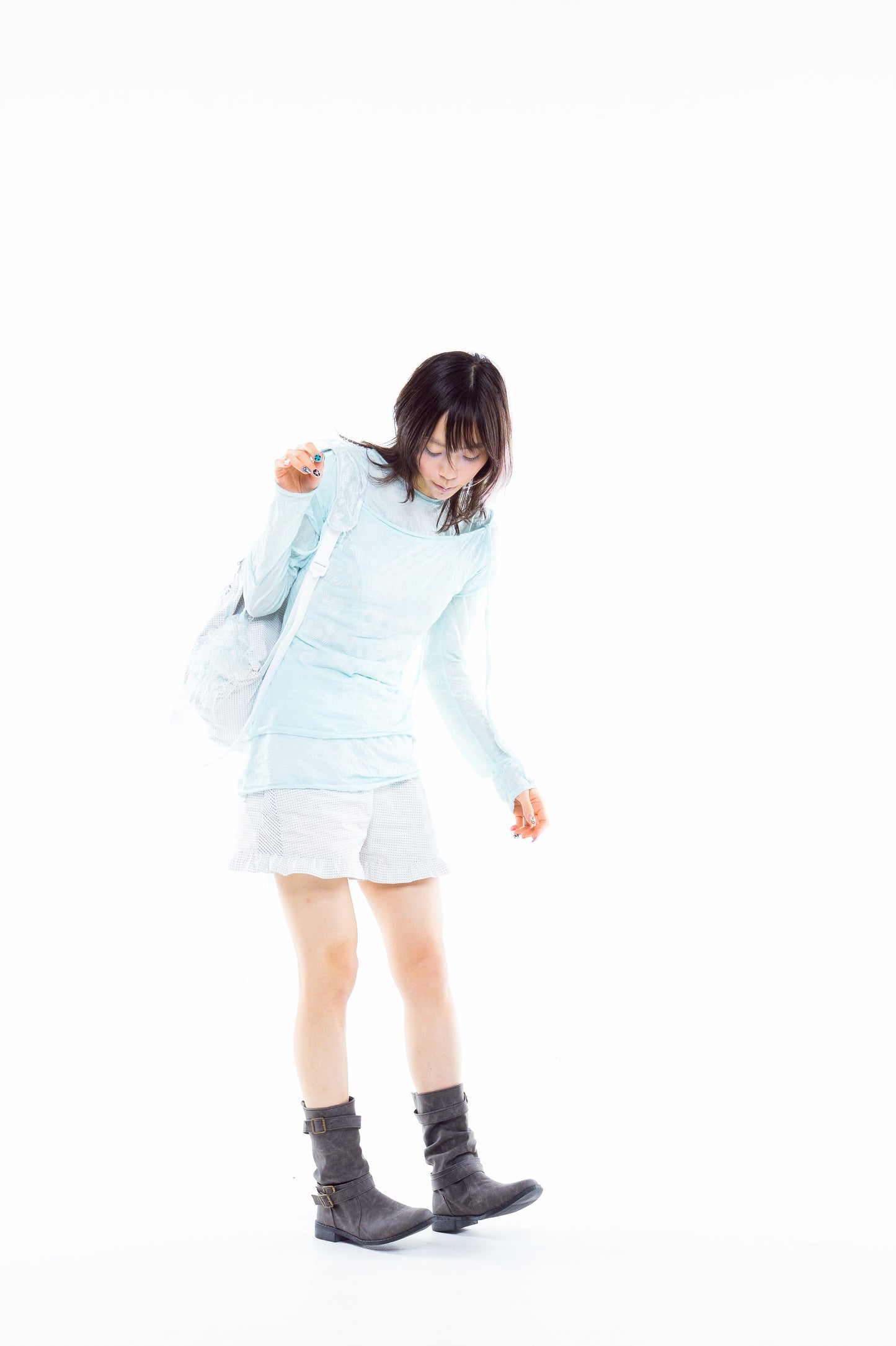 [PREORDER] Kaisei Frill Shorts (Air/Void)