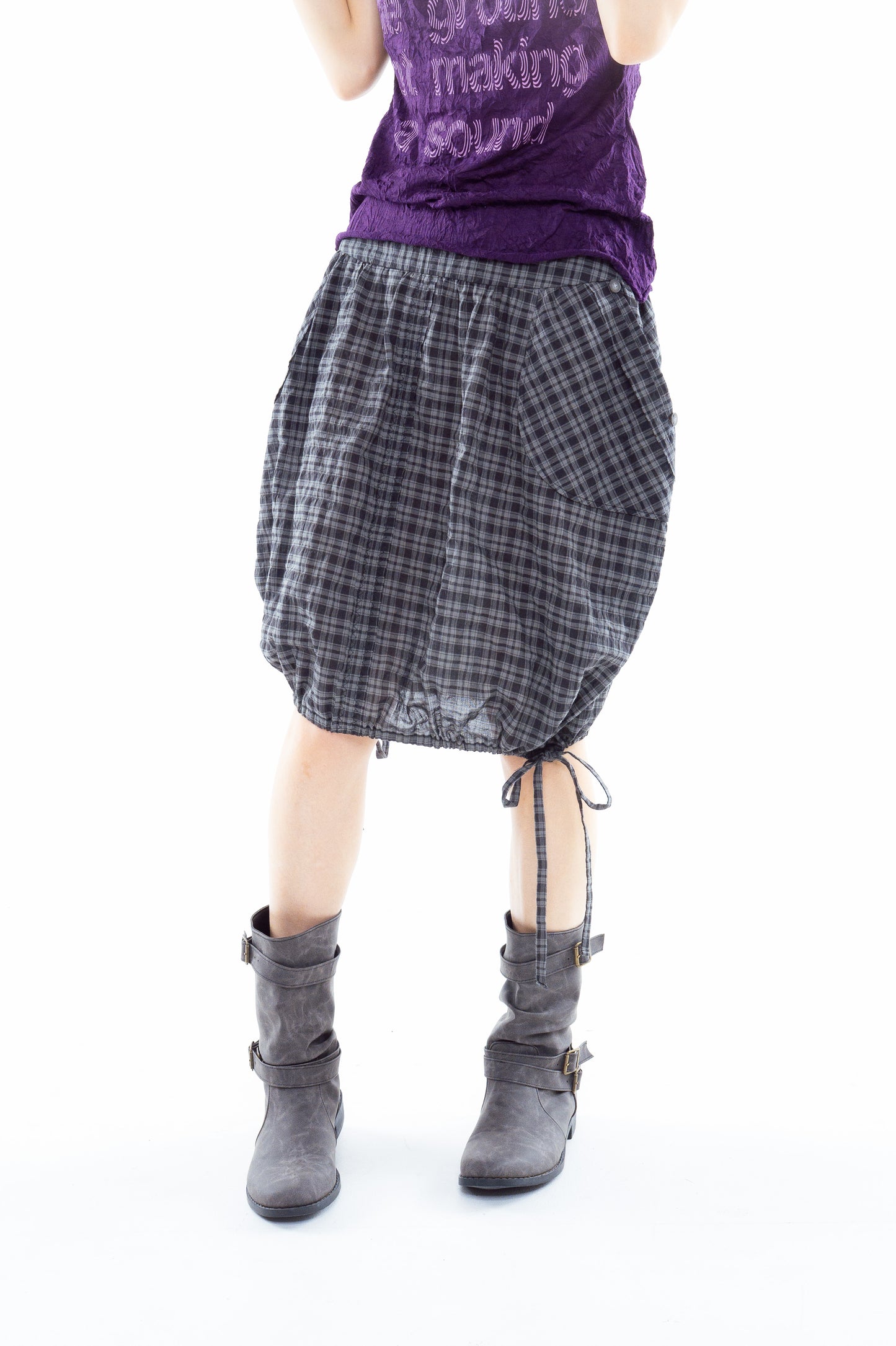 [PREORDER] Aes Skirt (Iri Black)
