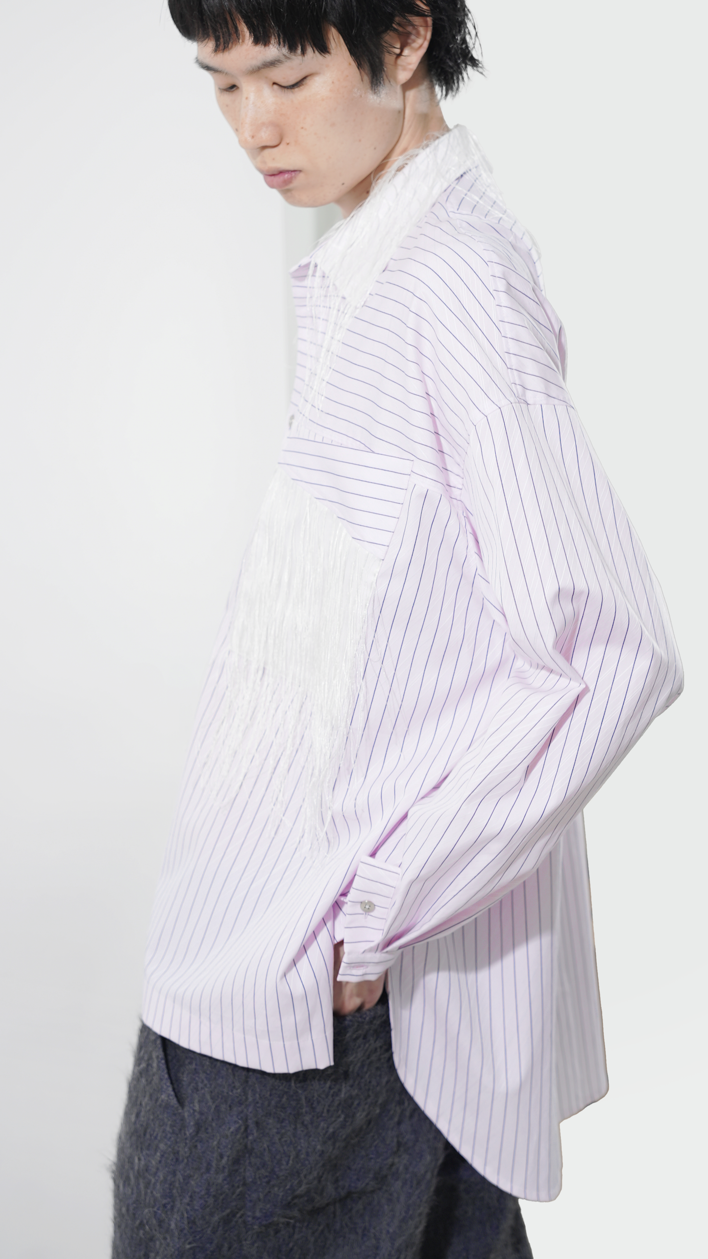 [Preorder] Chancer Dress Shirt (Tint Pink)