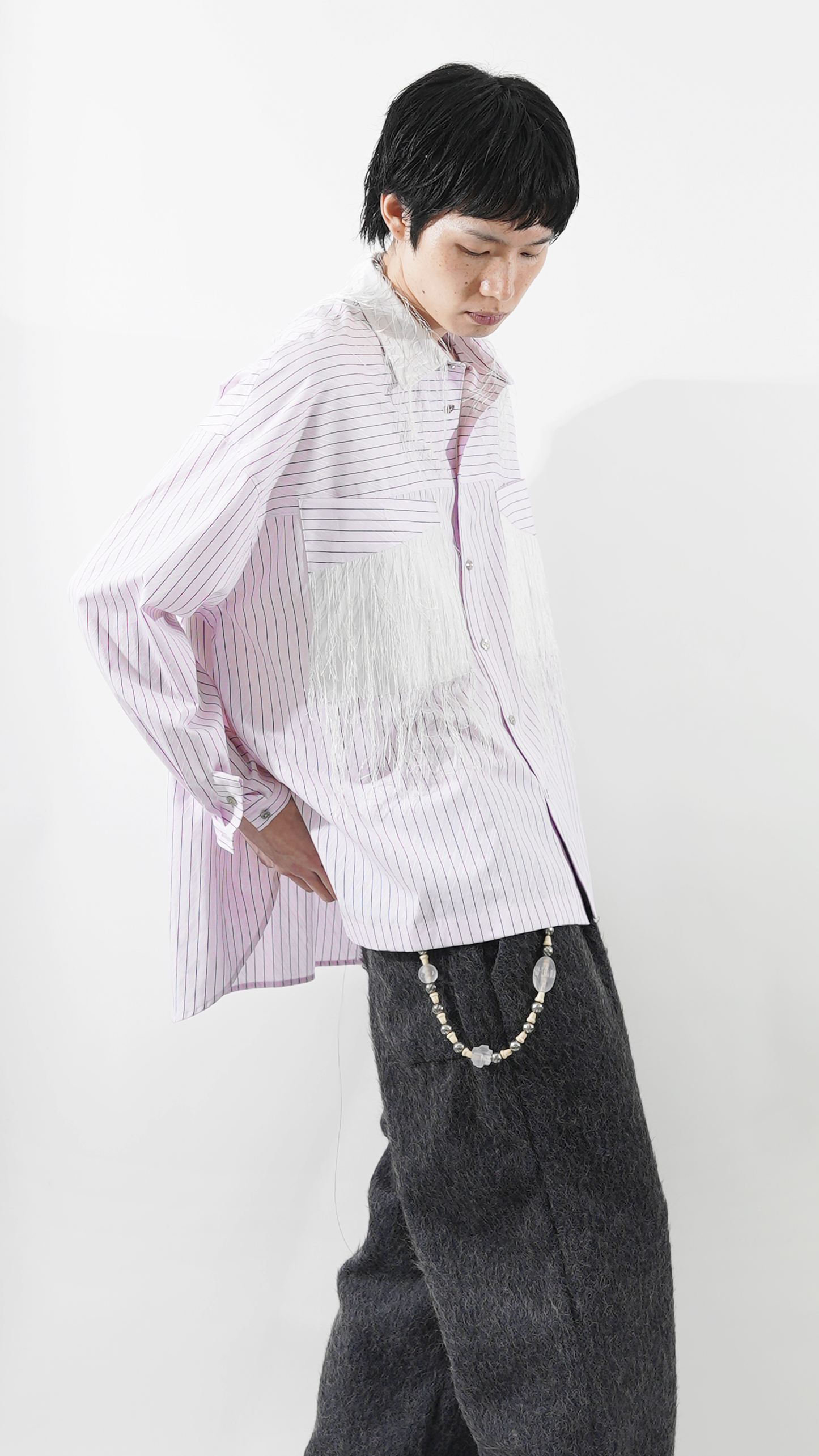 [Preorder] Chancer Dress Shirt (Tint Pink)