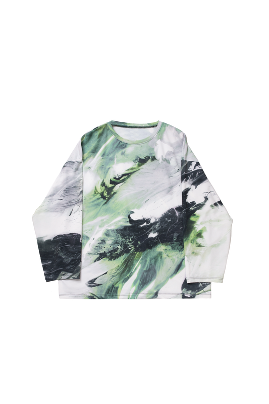 Skyscape Longsleeve (Coal Black/Chloro Green)