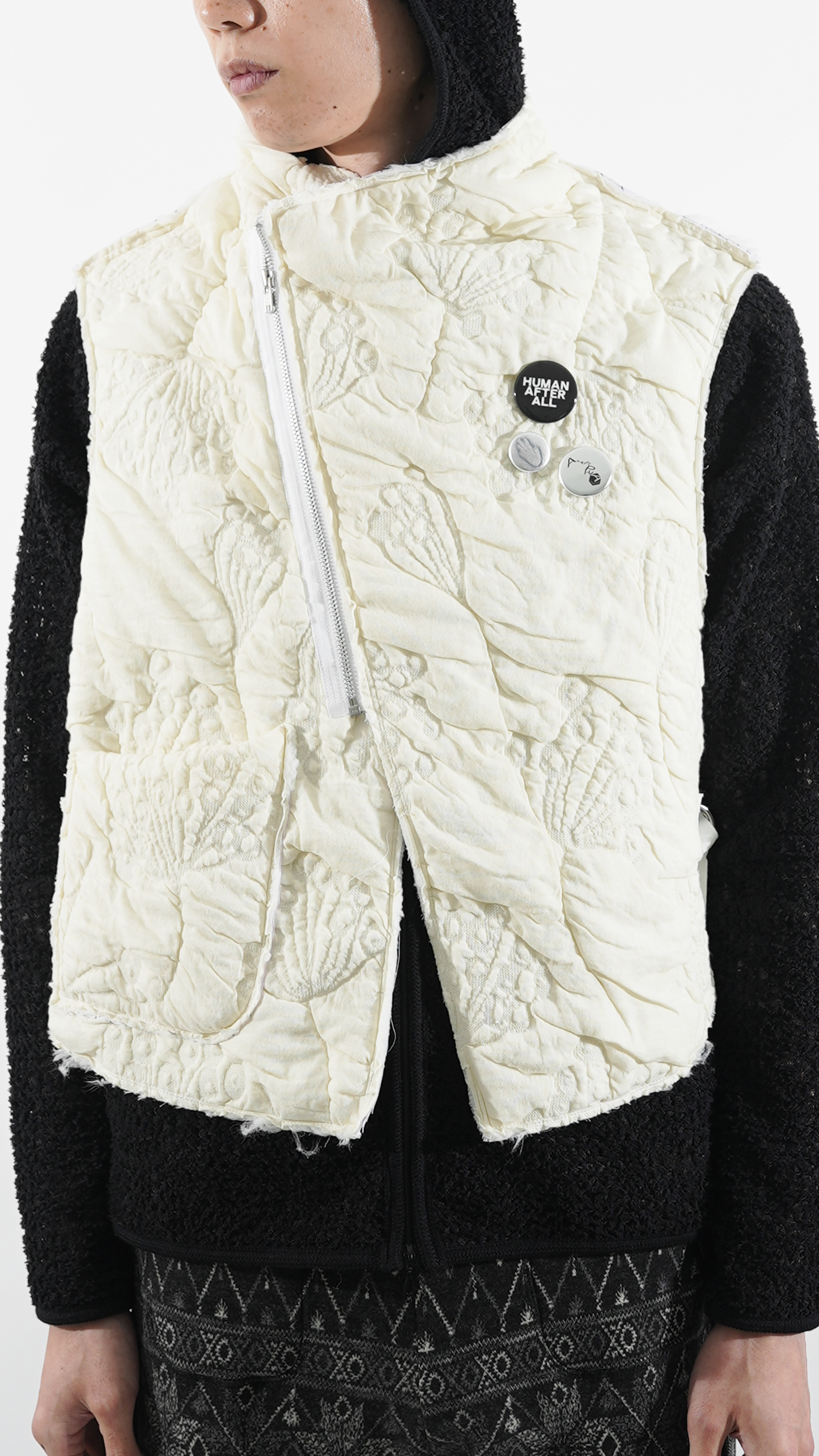 [Preorder] Anacro Vest (Record Ivory/Pink)