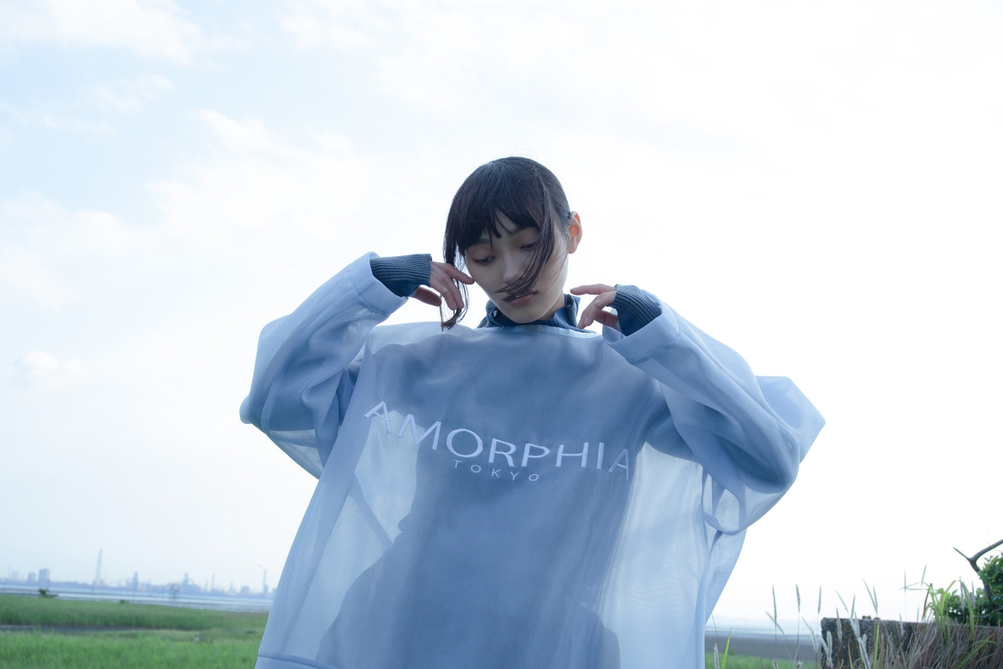 <tc>[PREORDER] Seethrough Pullover (Mist)</tc>