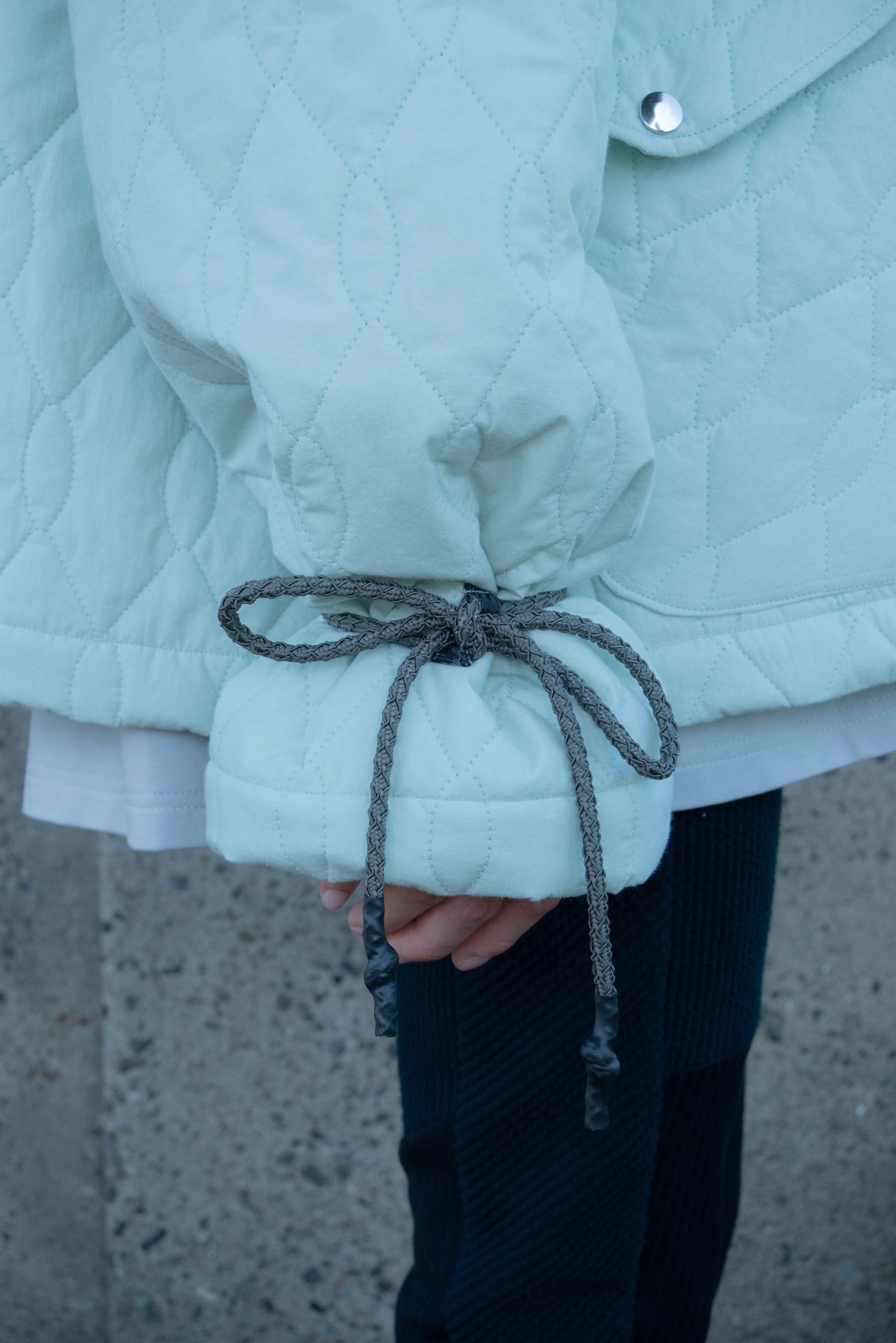 <tc>[PREORDER] Quilting Down Jacket (Lichen Green)</tc>